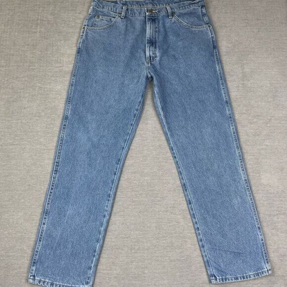 Wrangler Blue Ridge Relaxed Denim Jeans Men’s Size 38x30 - Picture 1 of 9